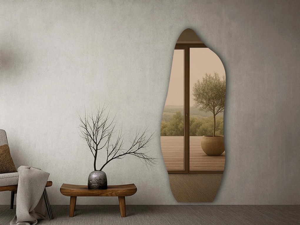 Oglindă bronzată Base B27 58×155