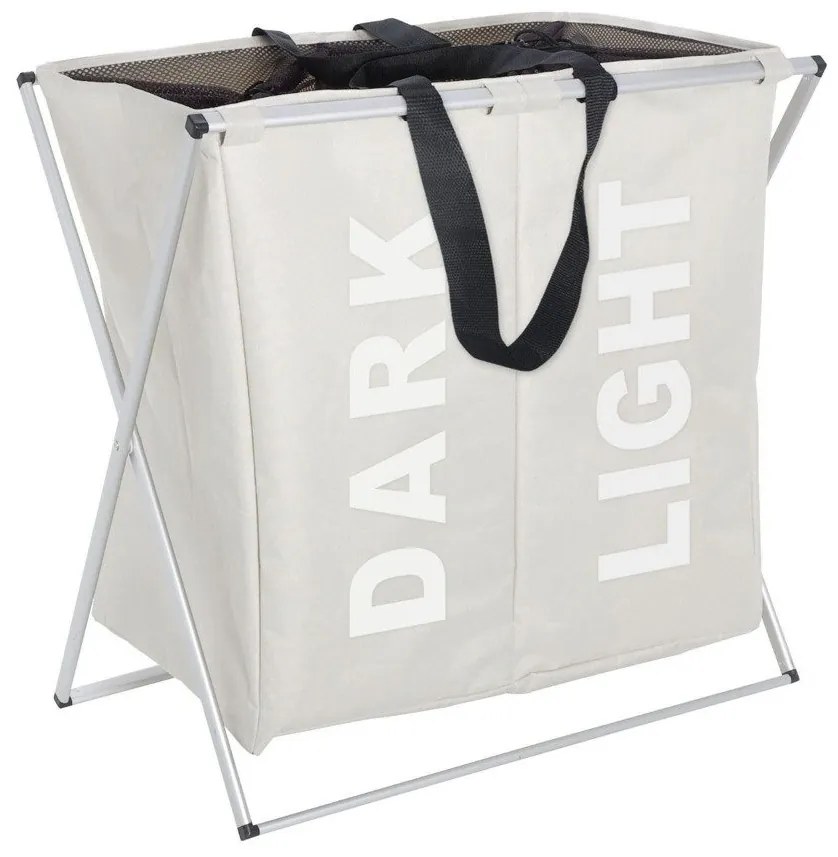 Containere pentru rufe DUO - 120 litri, WENKO, bej