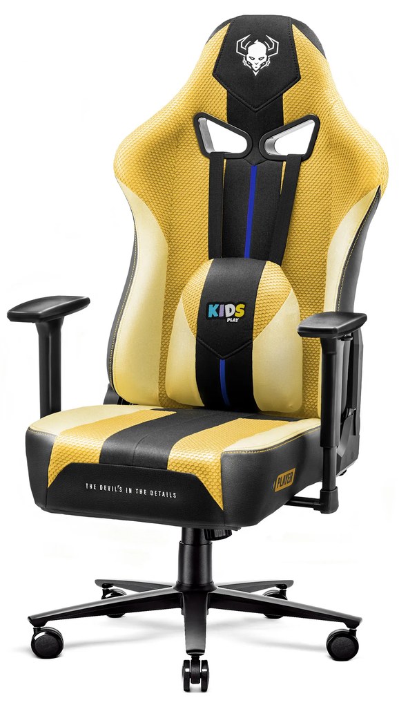 Scaun pentru copii Diablo X-Player 2.0: Dark Sunflower / galben, Kids Size