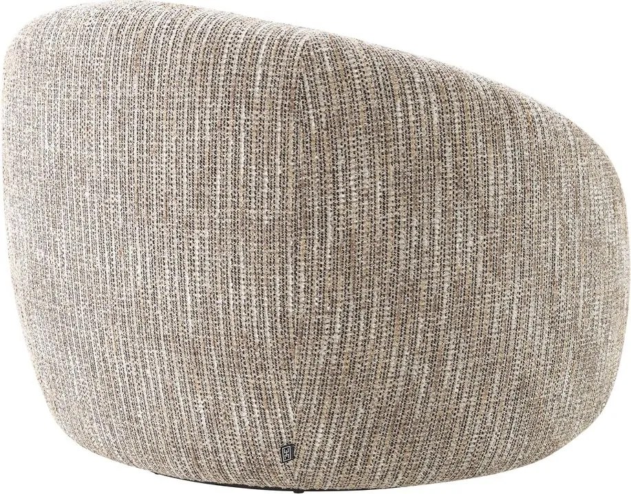 Fotoliu pivotant design elegant LUX Amore, bej mademoiselle 115481 HZ