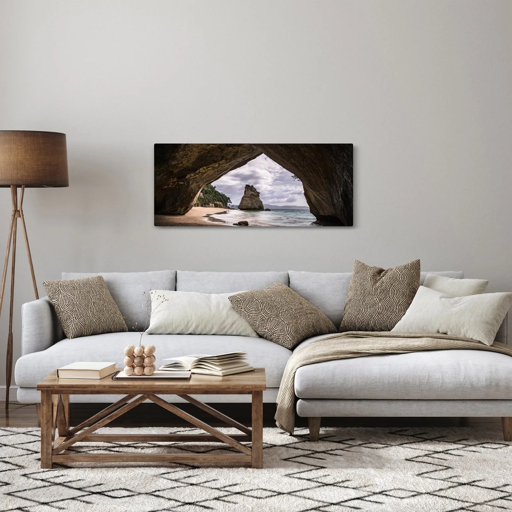 Tablou din peșteră, Noua Zeelanda (120x50 cm)