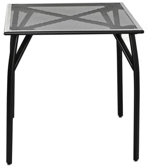 Masă de grădină metalică ZWMT-70R - 72 x 70 x 70 cm