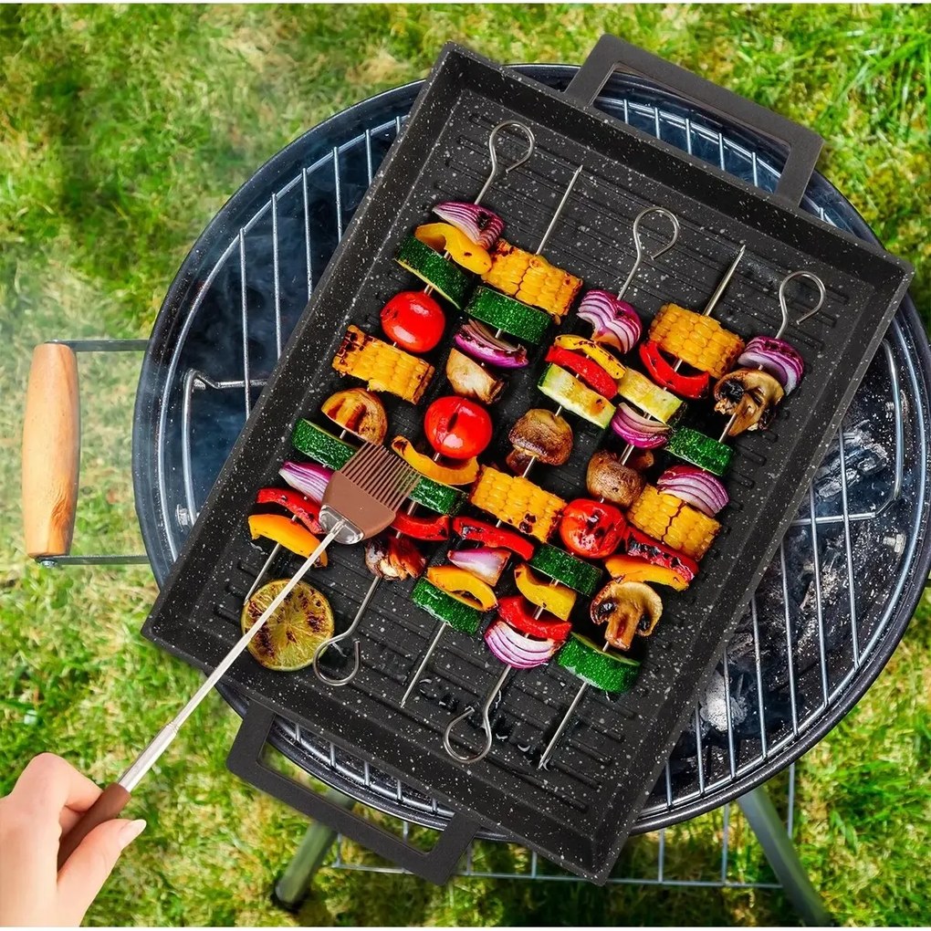 Placă de grătar Orion GRANDE 43 x 27 x 4 cm