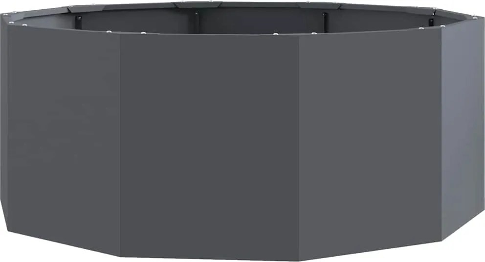 vidaXL Jardinieră Antracit 90 x 90 x 35 cm Oțel