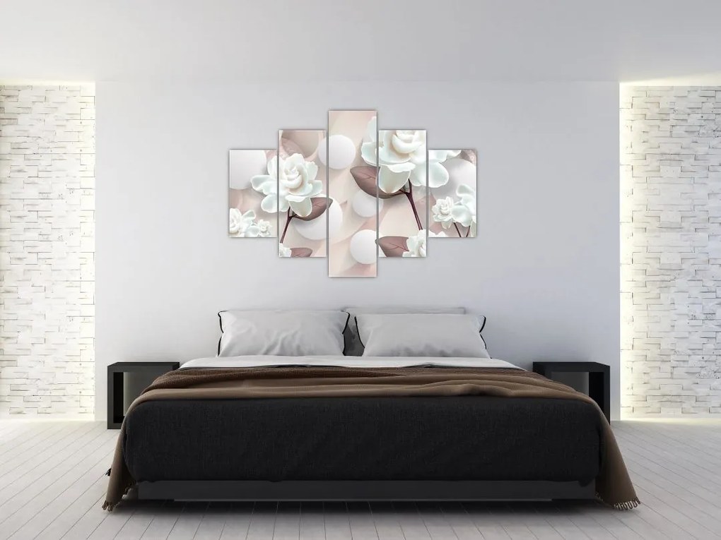 Tablou - Flori de trandafir (150x105 cm)