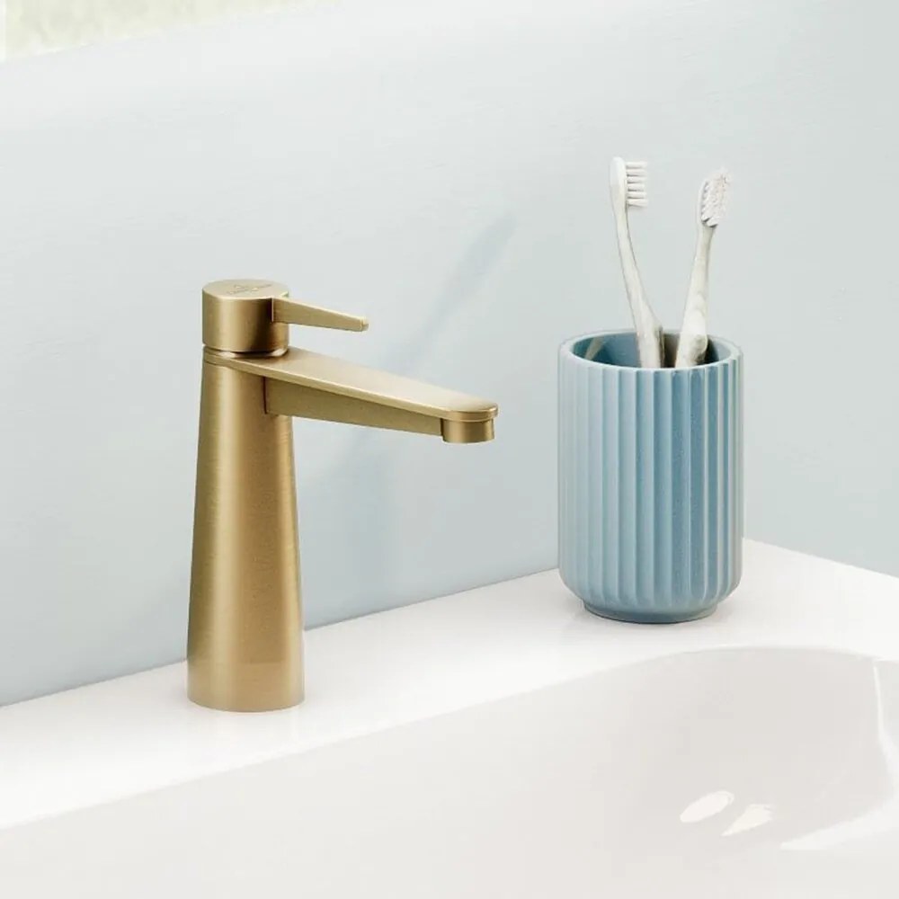 Baterie lavoar Villeroy&Boch Conum monocomanda auriu periat