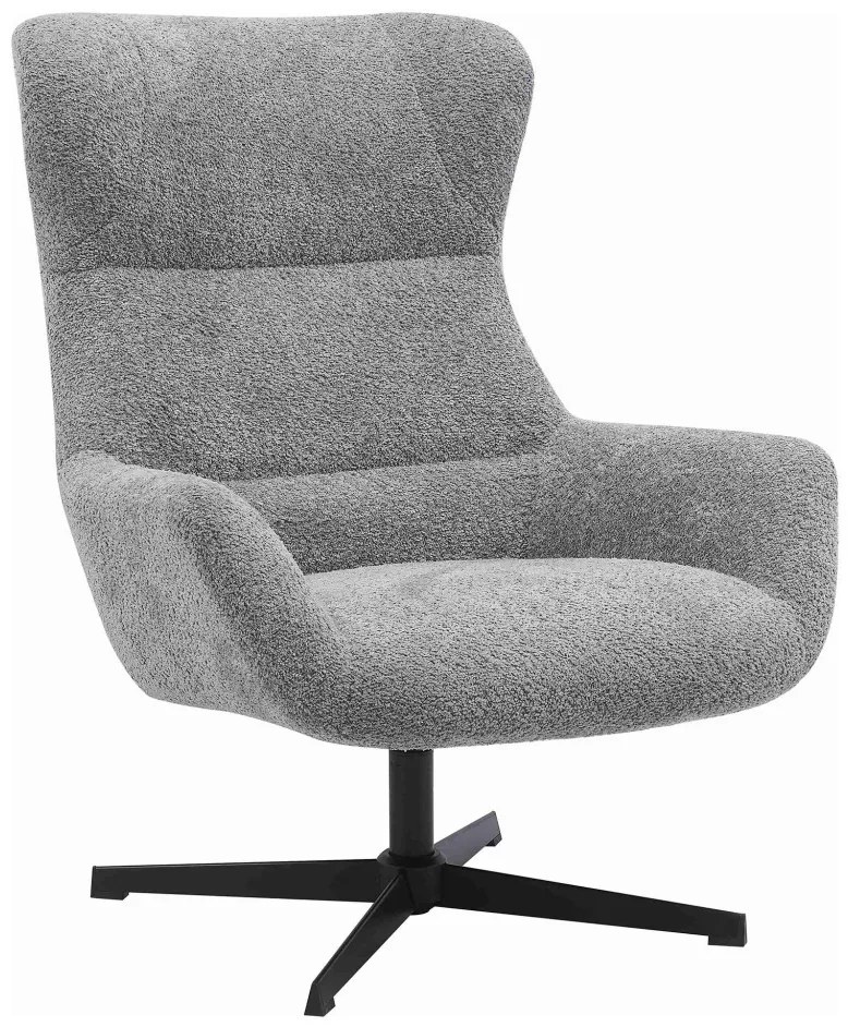 Bescia fotoliu cu funcție pivotantă, gri închis