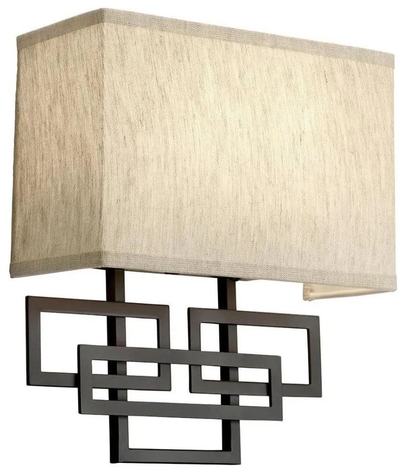 Hinkley HK-LANZA2 - Aplică de perete LANZA 2xE14/40W/230V bronz