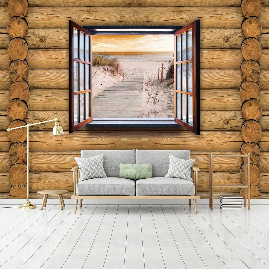 Fototapet - Privire spre plaja (152,5x104 cm)