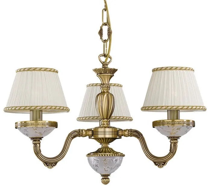 Candelabru din alama 3 brate design italian 6402