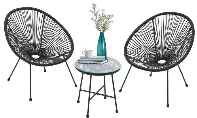 Juskys Set de balcon Ostana