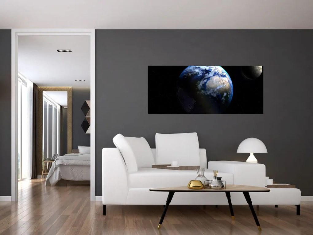 Tablou planetei Pământul (120x50 cm)