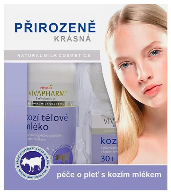 Casetă cadou cosmetice cu lapte de capră VIVAPHARM