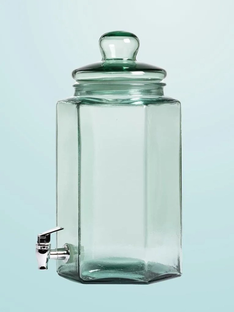 Dispenser de bauturi, din sticla reciclata, 6.5L, Beve