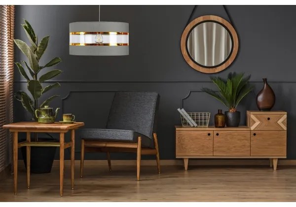 Lustră pe cablu LIND 1xE27/60W/230V negru