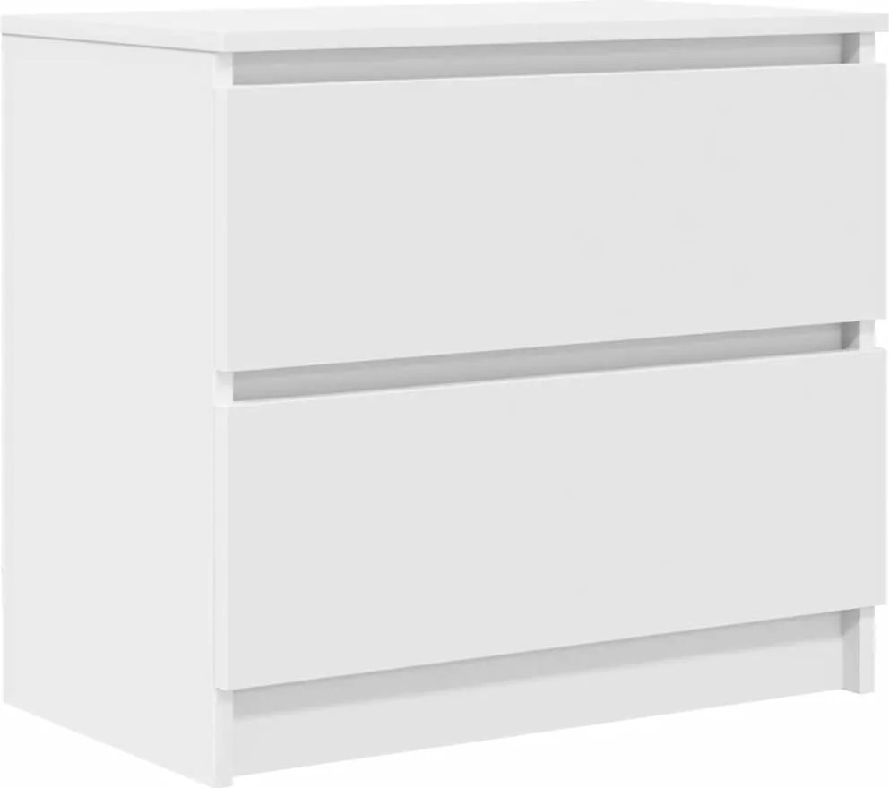 vidaXL Dulap TV, alb, 60x35x54 cm, lemn prelucrat