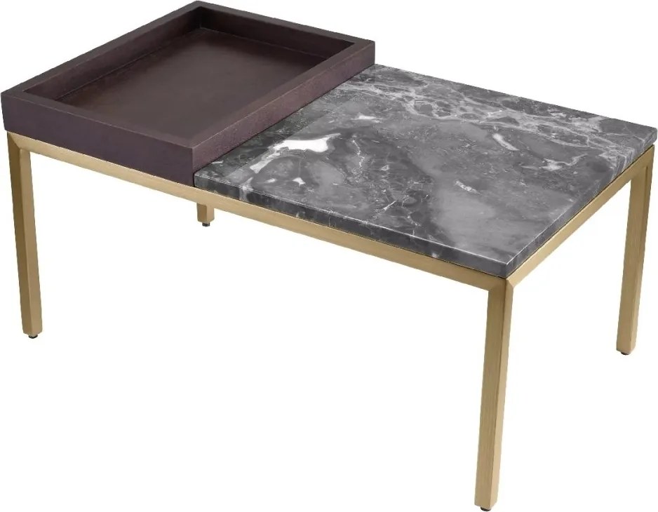 Masuta de cafea design LUX cu blat din marmura Forma