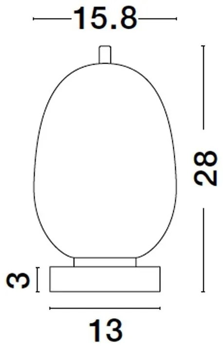 Veioza/Lampa de masa design decorativ LATO