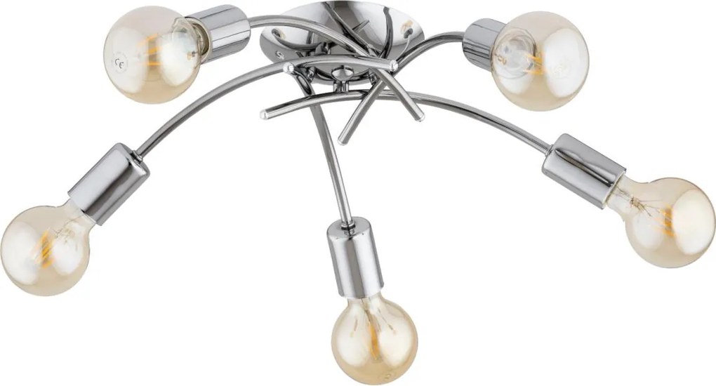 Lustră aplicată TORIZO 5xE27/15W/230V crom lucios