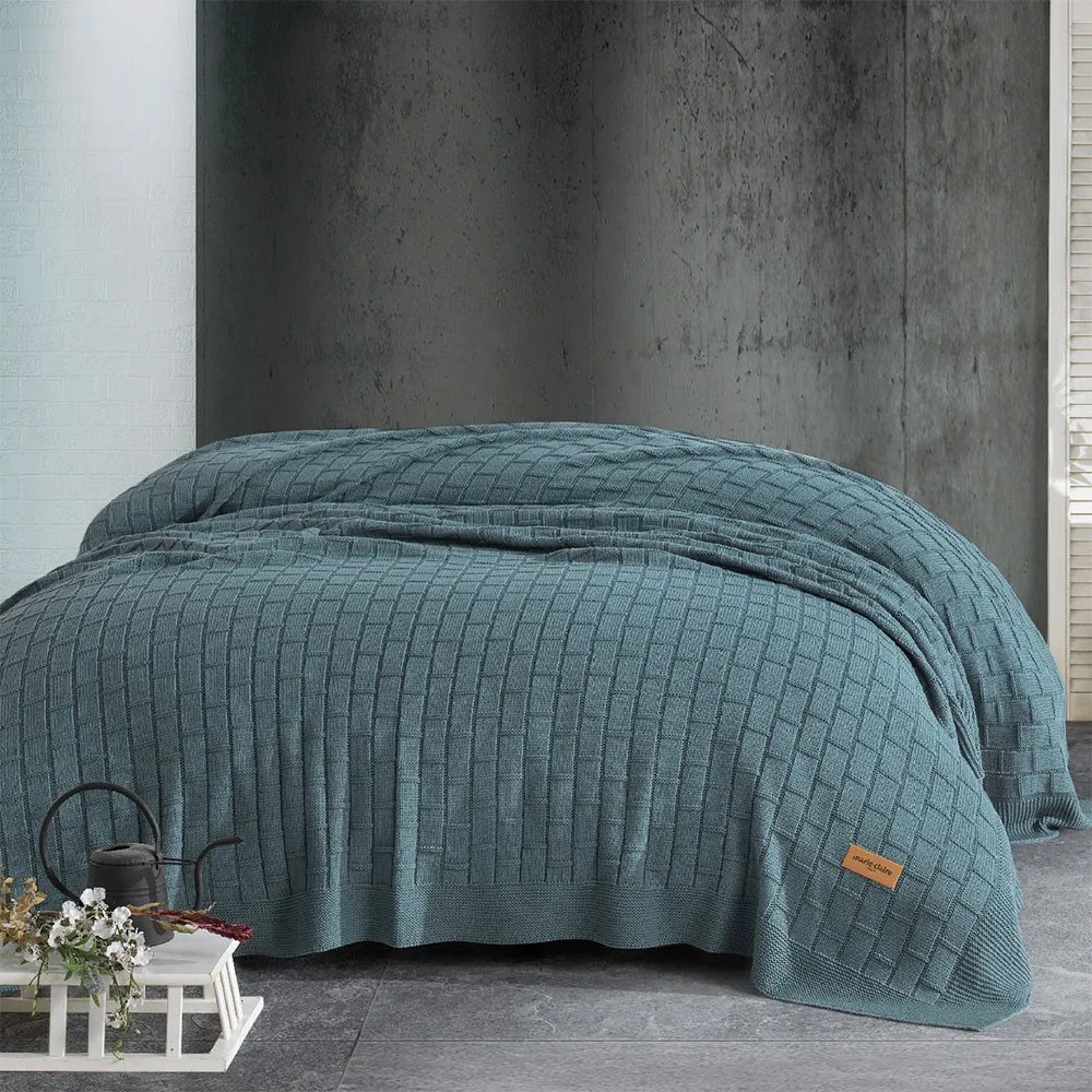 Patura tricot Melody 220x240 cm, verde