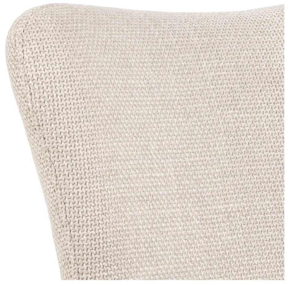 Set de scaune de sufragerie bej cu cotiere 2 buc. tapițat Laura – Actona