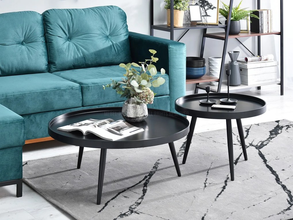 Măsuță de cafea Lantan Zest Xl (negru + negru). 1111841