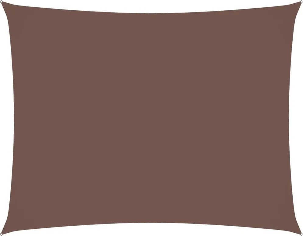 vidaXL Parasolar, maro, 2,5x3,5 m, țesătură oxford, dreptunghiular