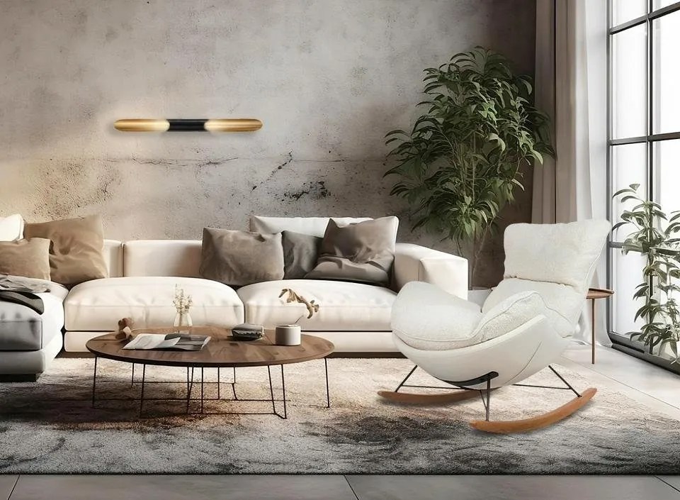 Aplica de perete design decorativ CONTE negru