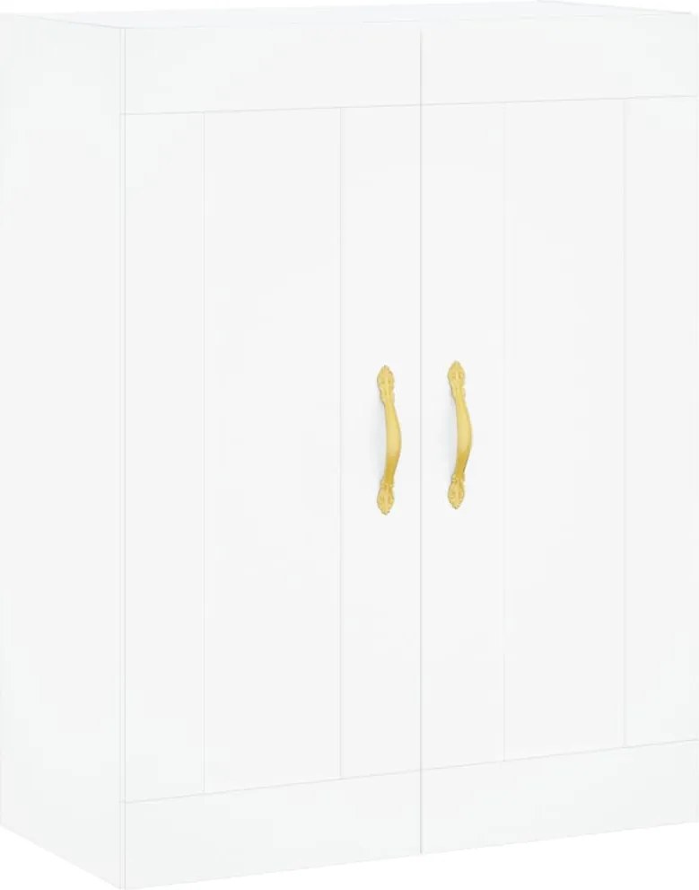 vidaXL Dulap montat pe perete, alb, 69,5x34x90 cm, lemn prelucrat