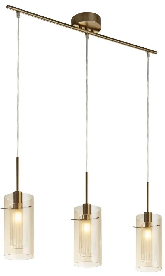 Lustra moderna cu 3 pendule Duo III