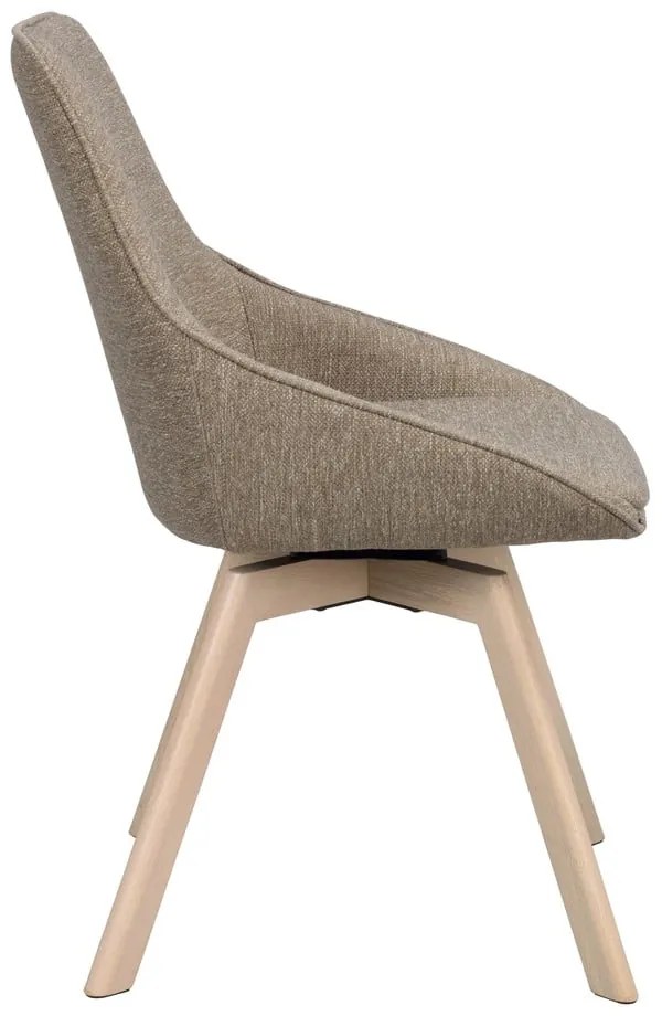 Scaune de dining bej 2 buc. Alison – Rowico