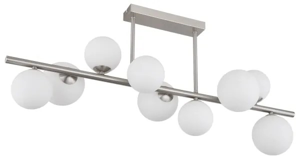 Lustră LED pe tijă RIHA 9xG9/3W/230V crom Globo 56140-9D