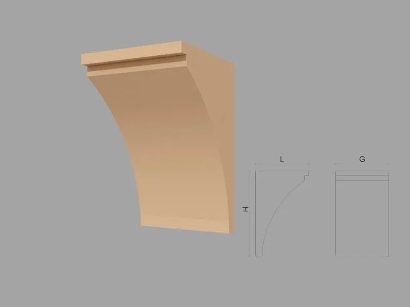 Consola decorativa de exterior FPC11 dimensiuni 400x250x250mm