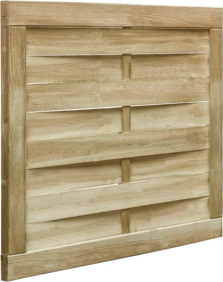 vidaXL Poartă de grădină, 100x75 cm, lemn de pin tratat verde