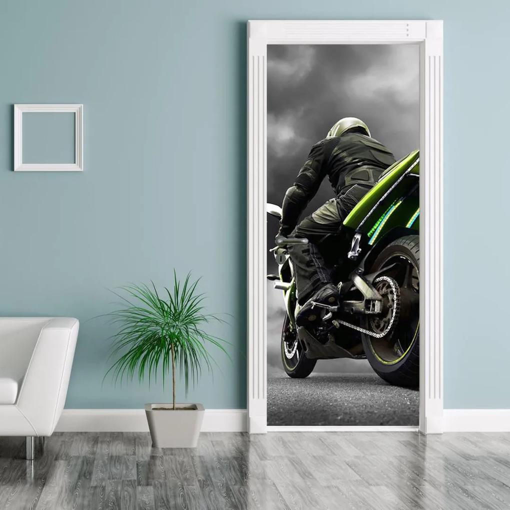 Fototapeta pentru ușă - motocicleta (95x205cm)