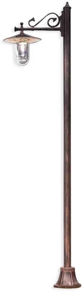 Stalp clasic pentru exterior realizat manual GENOVA, H-220cm