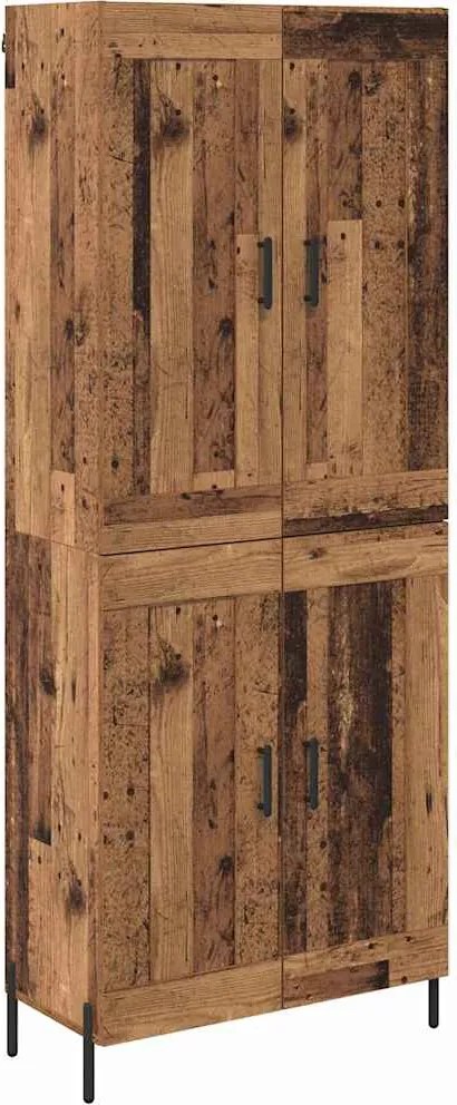 vidaXL Bufet 2 pcs Lemn Vechi Lemn compozit