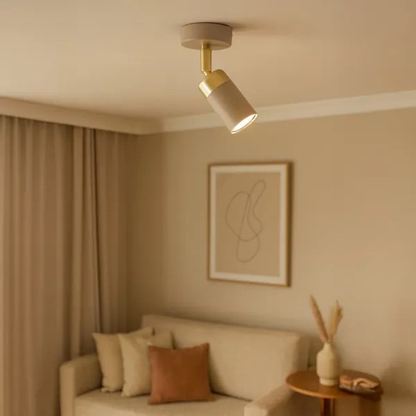 Spot de perete Brilagi POKER 1xGU10/25W/230V bej