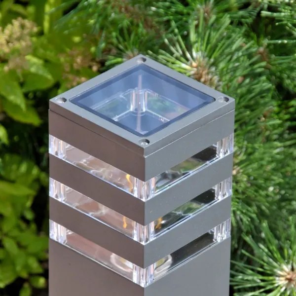Lampă de exterior LED RGBW TEKSAS, dimabilă, 1xE27/9W/230V, 74 cm, IP44, antracit