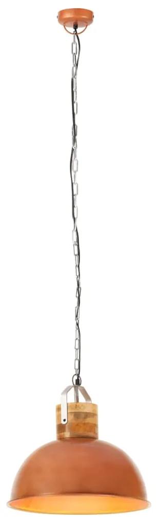 Lampa suspendata industriala, aramiu, 42 cm, mango, E27, rotund Cupru, 42 cm, 1, Cupru