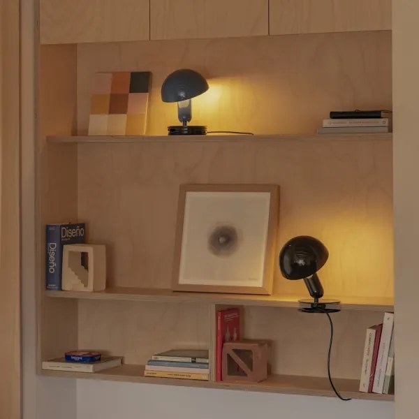 Lampă de masă cu clemă FARO 56100 2 în 1 BELA 1xE27/15W/230V negru