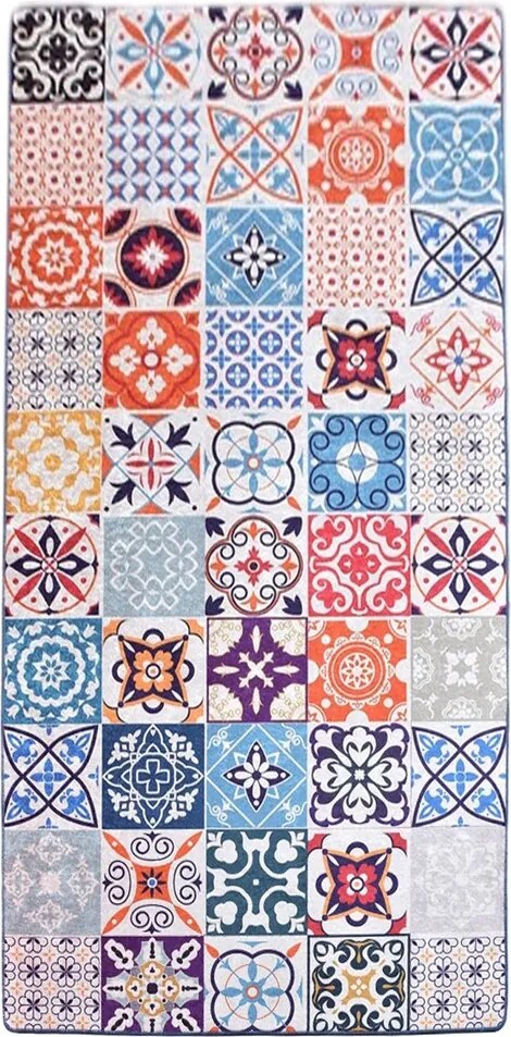 Covor, Ceramico Djt, 100x200 cm, Multicolor