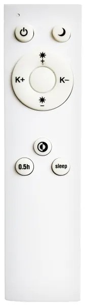 Plafonieră LED dimabilă REVIT LED/70W/230V d. 75 cm negru Top Light + telecomandă