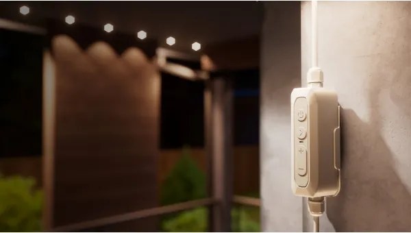 Nanoleaf N7401K02-15POL - Ghirlandă LED RGBW dimabilă 72W/230V 15m 2200-6500K IP67 Wi-Fi