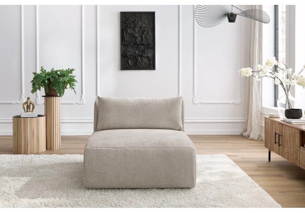 Modul pentru canapea bej Jeanne – Bobochic Paris