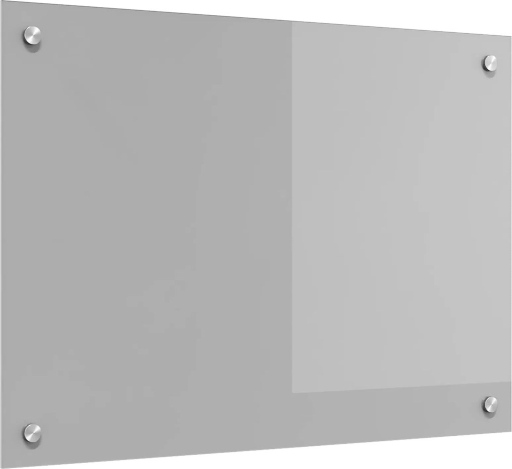 vidaXL Panou de bucătărie Gri deschis 70 x 50 cm sticlă securizată