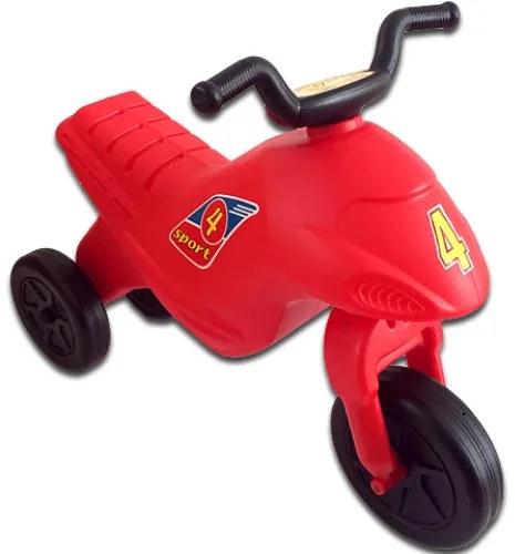 Motocicletă mică cu pedală pliabilă Red SUPER BIKE 4 MIDI - 142