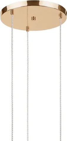 Candelabru suspendat pe cablu VIVE 3xE27/15W/230V auriu