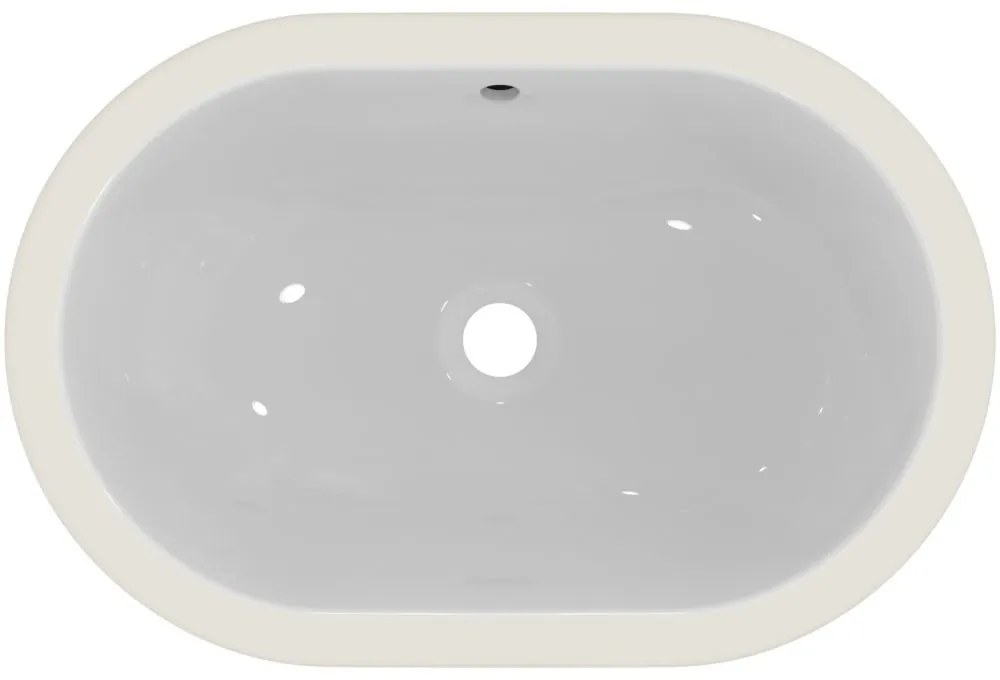 Lavoar incastrat sub blat alb 62 cm, oval, Ideal Standard Connect