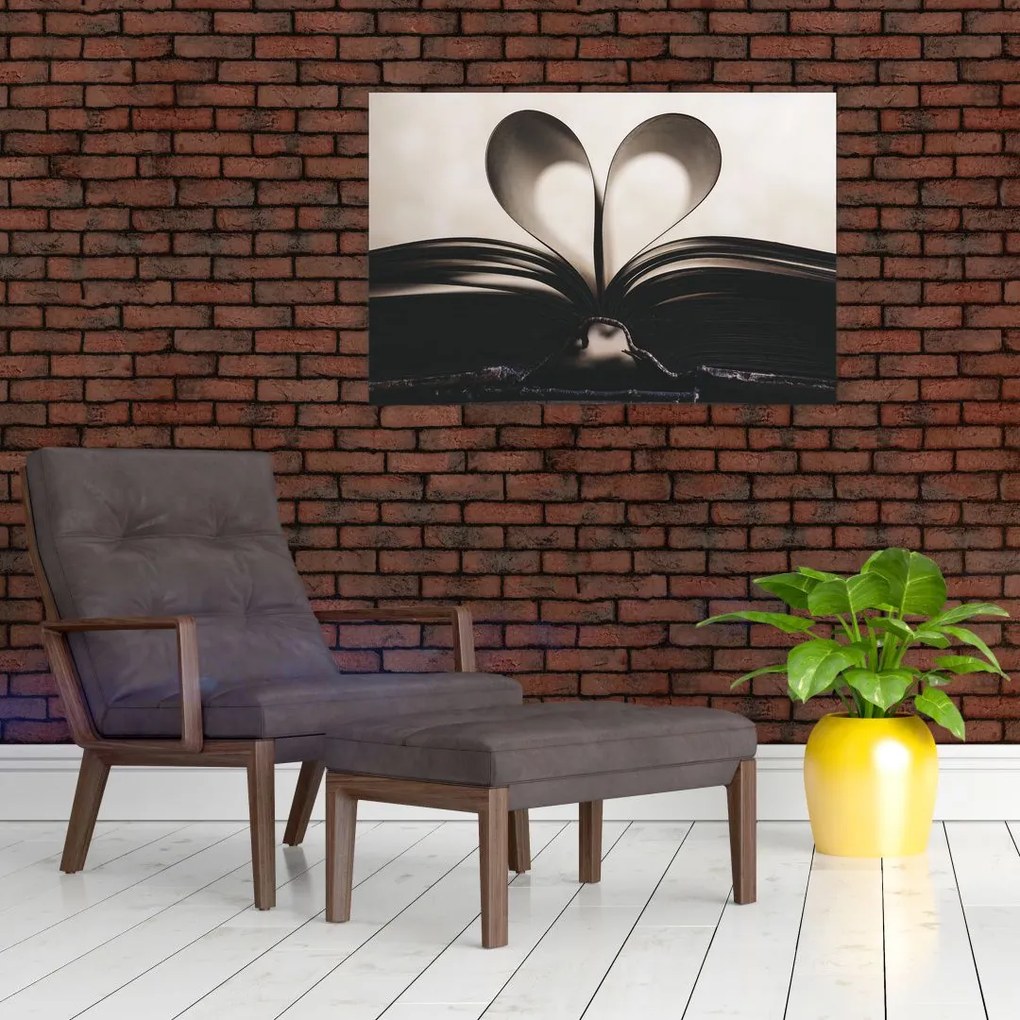 Tablou cu carte (90x60 cm)